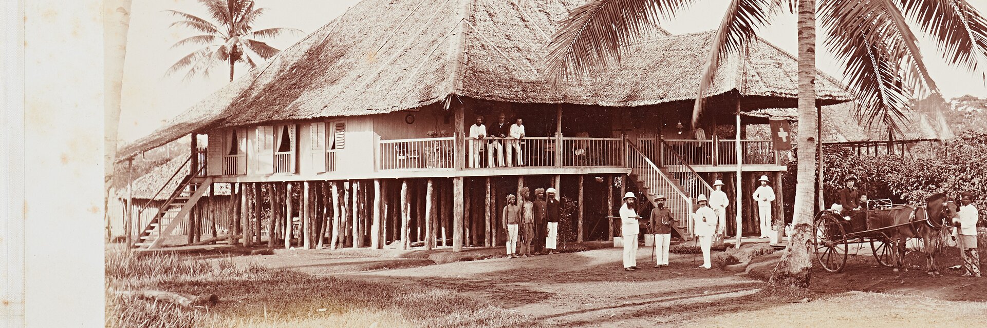 Ein Appenzeller in der Fremde: Das "Manager House" auf dem "Maryland Estate" in Deli, 1885.