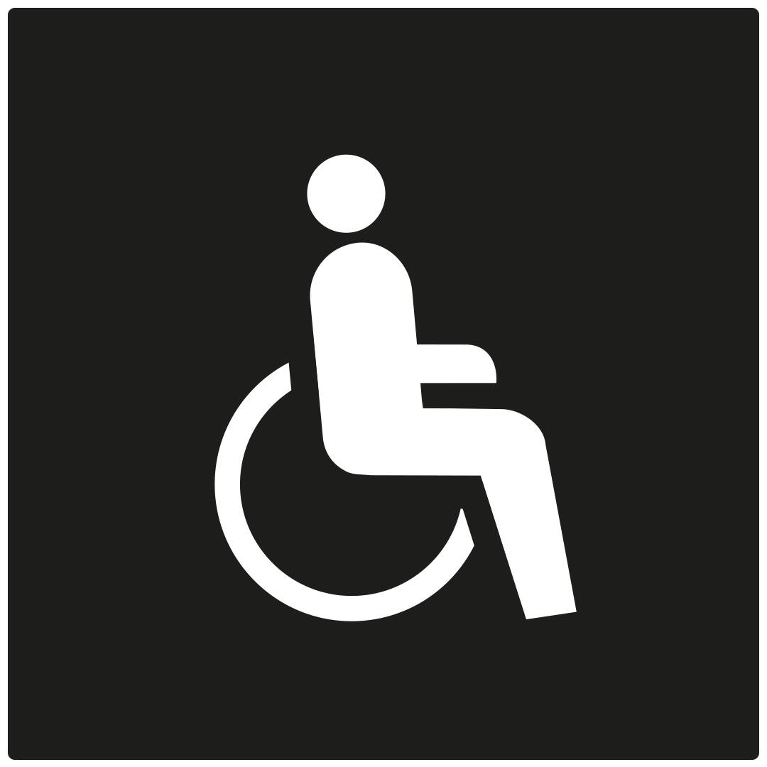 Symbol für Menschen mit Mobilitätsbehinderungen