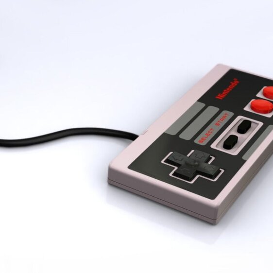 Controller for the Nintendo NES from 1985.