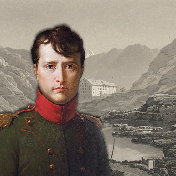 Liess seine Alpenüberquerung verewigen: Napoleon Bonaparte.