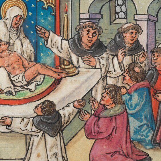 Dans la nuit du 24 au 25 juin 1507, la statue de la Pietà du couvent des Dominicains à Berne pleura des larmes de sang. Il s’avéra par la suite que celles-ci avaient été peintes par les moines du couvent.