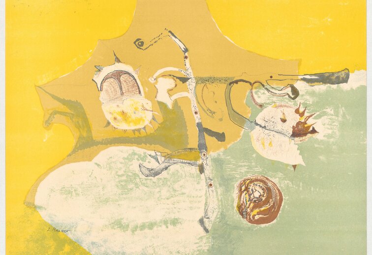 Imre Reiner, Ohne Titel, Undatiert Farblithografie, 38.8 x 49.7 cm, Inv.Nr. 2006.472 | © © beim Künstler