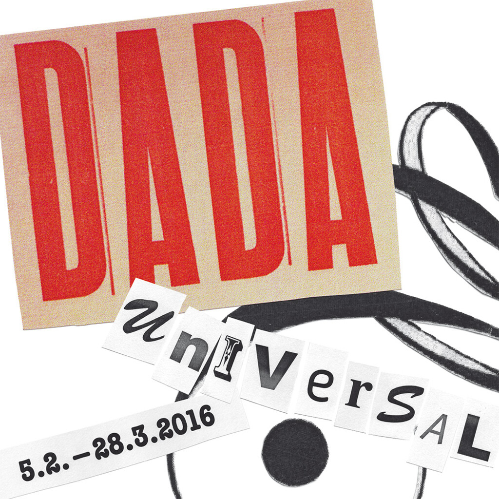 Key-Visual der Ausstellung "Dada Universal"