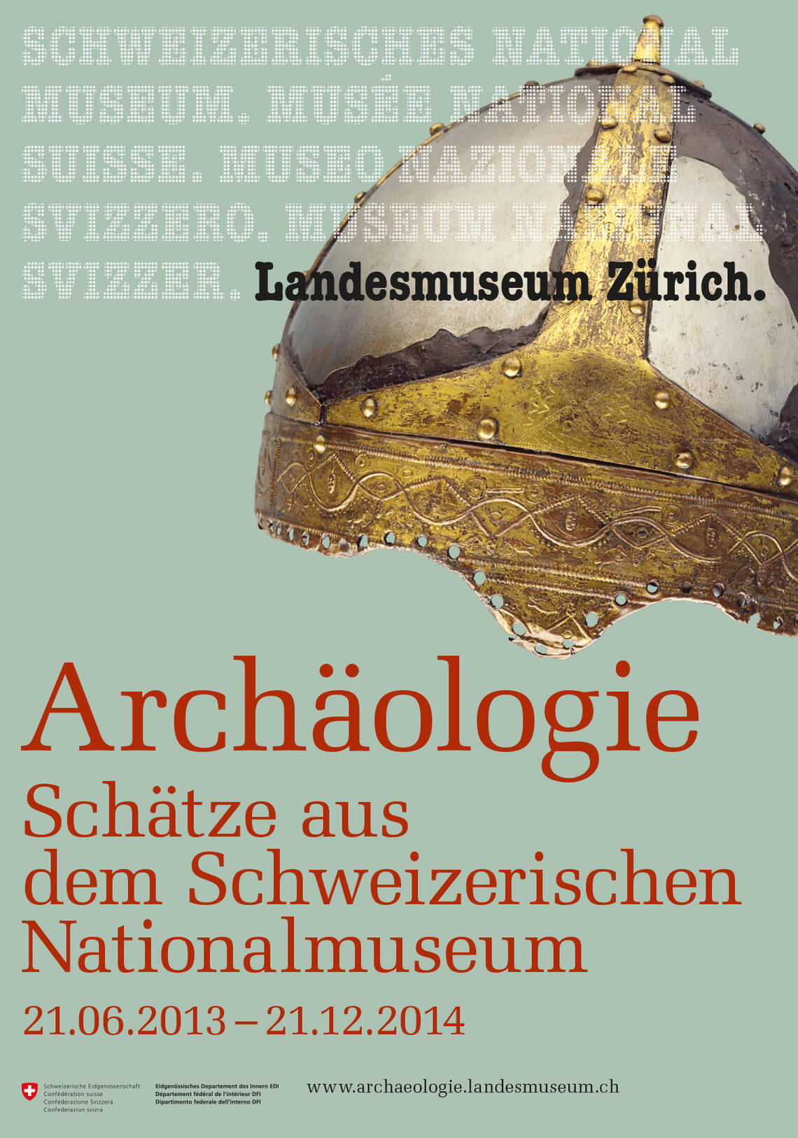 Plakat der Ausstellung "ARCHAEOLOGIE"