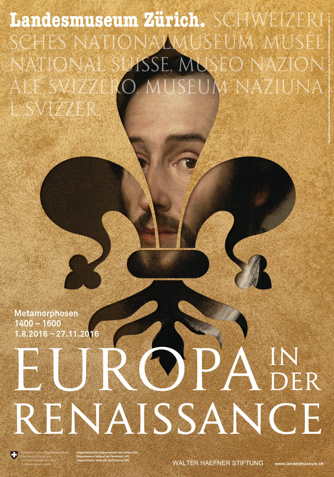 Poster of the exhibition "Renaissance in Europe