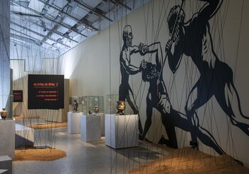 View of the "Scapegoat" exhibition