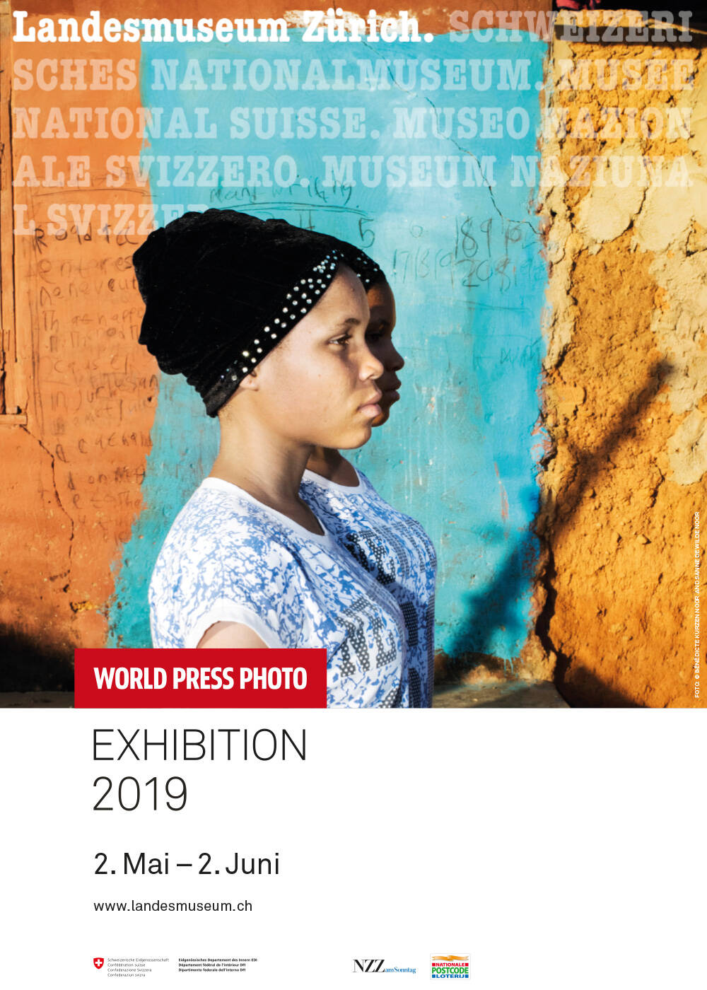 Plakat der Ausstellung "World Press Photo 19"