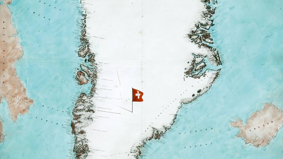 Greenland map, The Royal Danish Library, 1906.