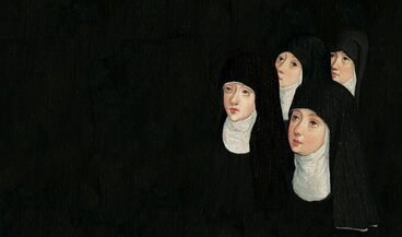 Key-Visual der Ausstellung "Nonnen im Mittelalter"