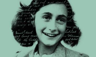 Key visual of the exhibition "Anne Frank and Switzerland