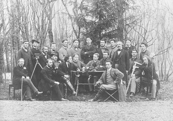 Scuola forestale | © Foto: Archiv Eidg. Forschungsanstalt WSL, Bildarchiv Knuchel-ETH, 1892-1952 
