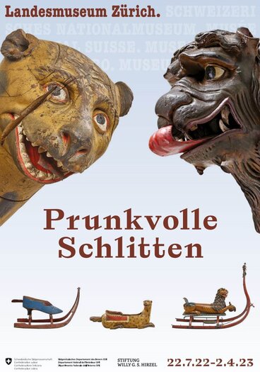 Poster della mostra "Le magnifiche slitte