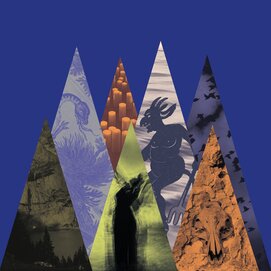 Visuale della mostra Leggende alpine