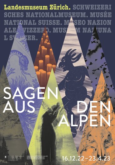 Poster della mostra Leggende alpine