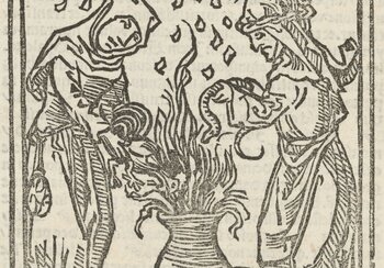La météo des sorcières, Michael Greyff, 1489 | © ALBERTINA, Vienna