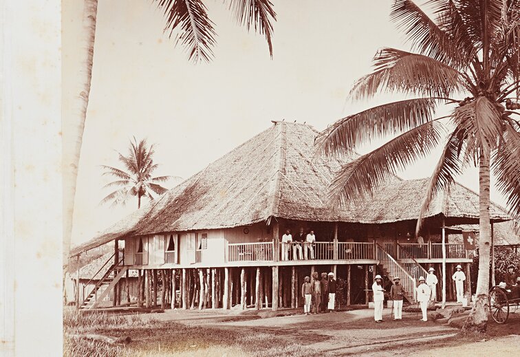 Ein Appenzeller in der Fremde: Das "Manager House" auf dem "Maryland Estate" in Deli, 1885.