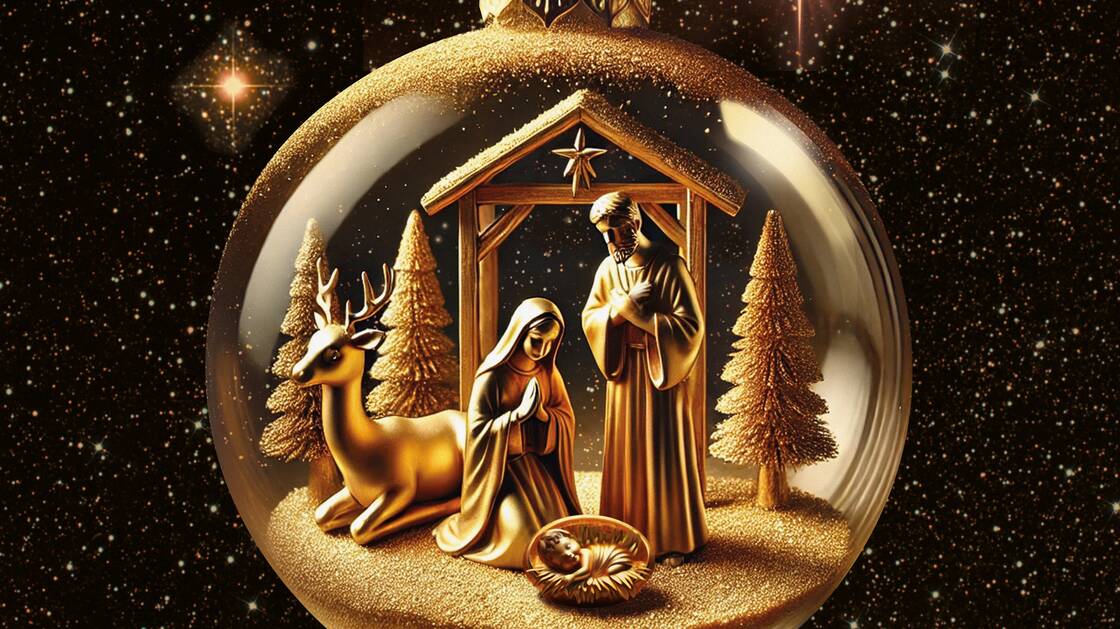 Key visual of the exhibition Christmas & Cribs