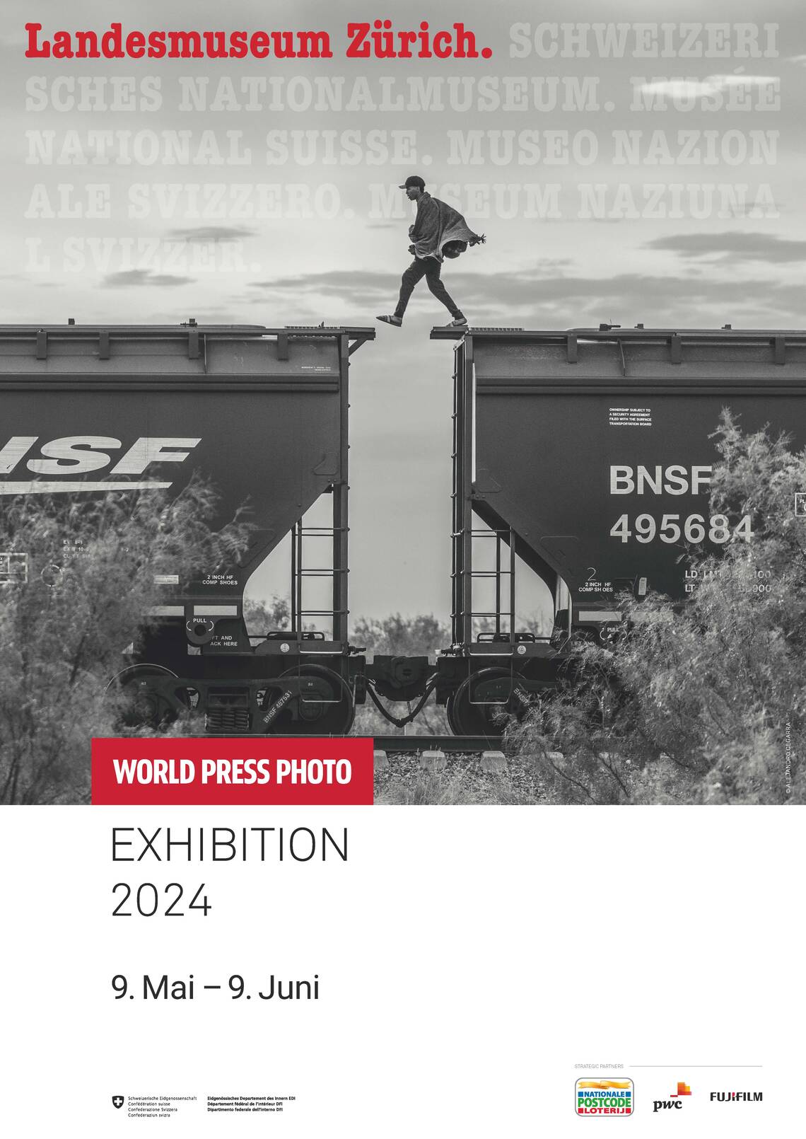 Key visual of the exhibition World Press Photo 2024. Photographer: Alejandro Cegarra, October 2023