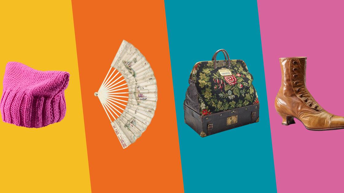 Keyvisual der Ausstellung «Accessoires. Objekte der Begierde»