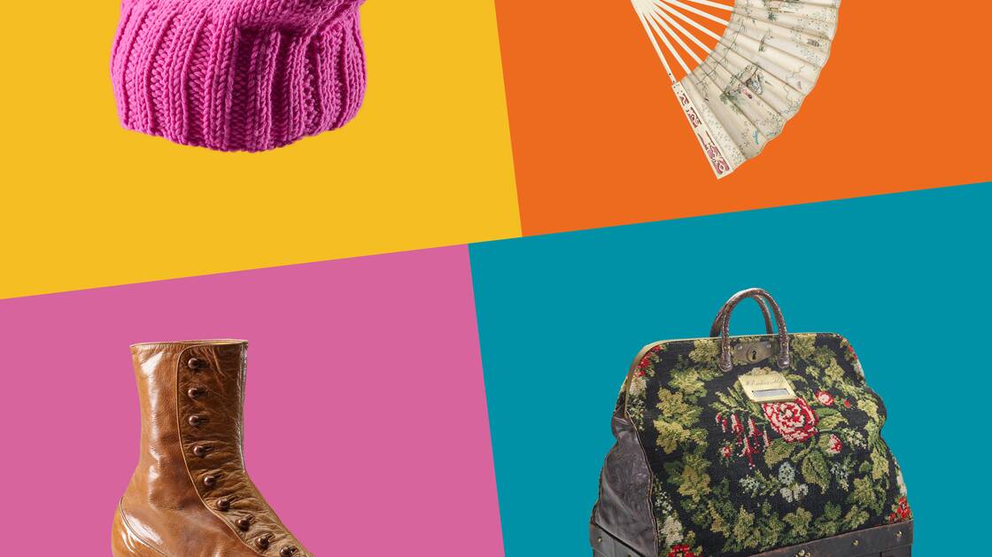 Keyvisual der Ausstellung «Accessoires. Objekte der Begierde»