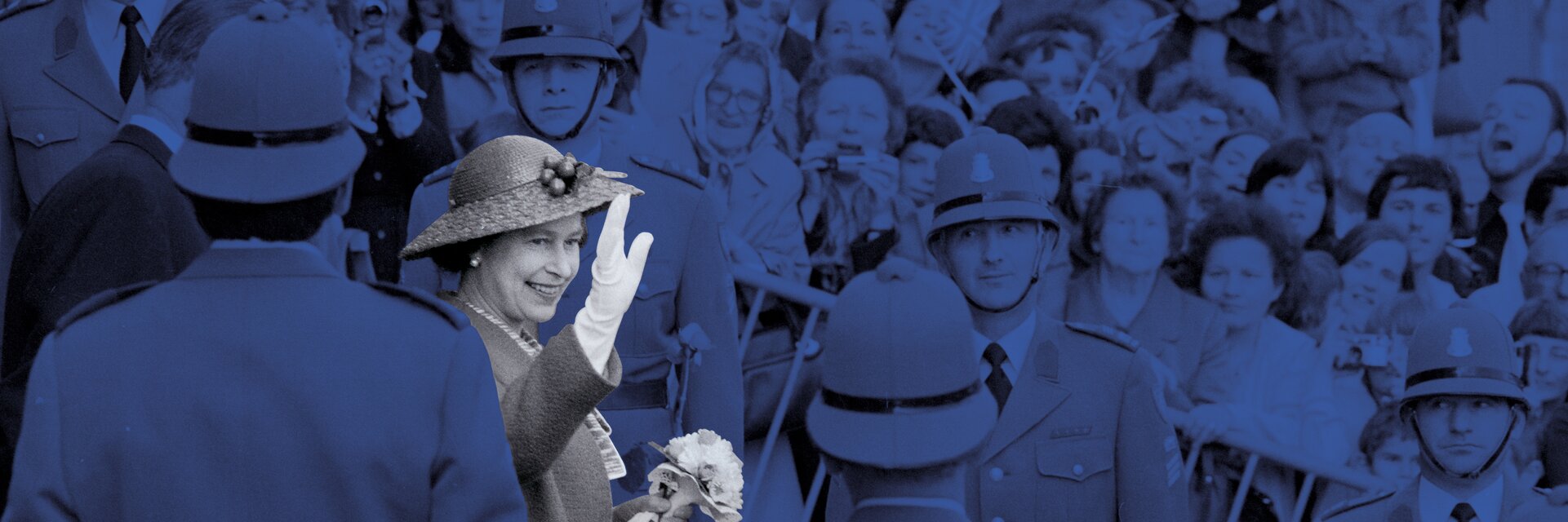 Keyvisual der Ausstellung «Royals zu Besuch. Von Sisi bis Queen Elizabeth»