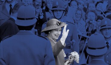 Keyvisual der Ausstellung «Royals zu Besuch. Von Sisi bis Queen Elizabeth»