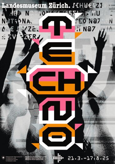 Keyvisual de l'exposition « Techno »