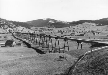 Le lac de Sihl à Schwyz | © © Schweizerisches Sozialarchiv, Bild: Karl Saurer, Einsiedeln/F 5067-Fb-222