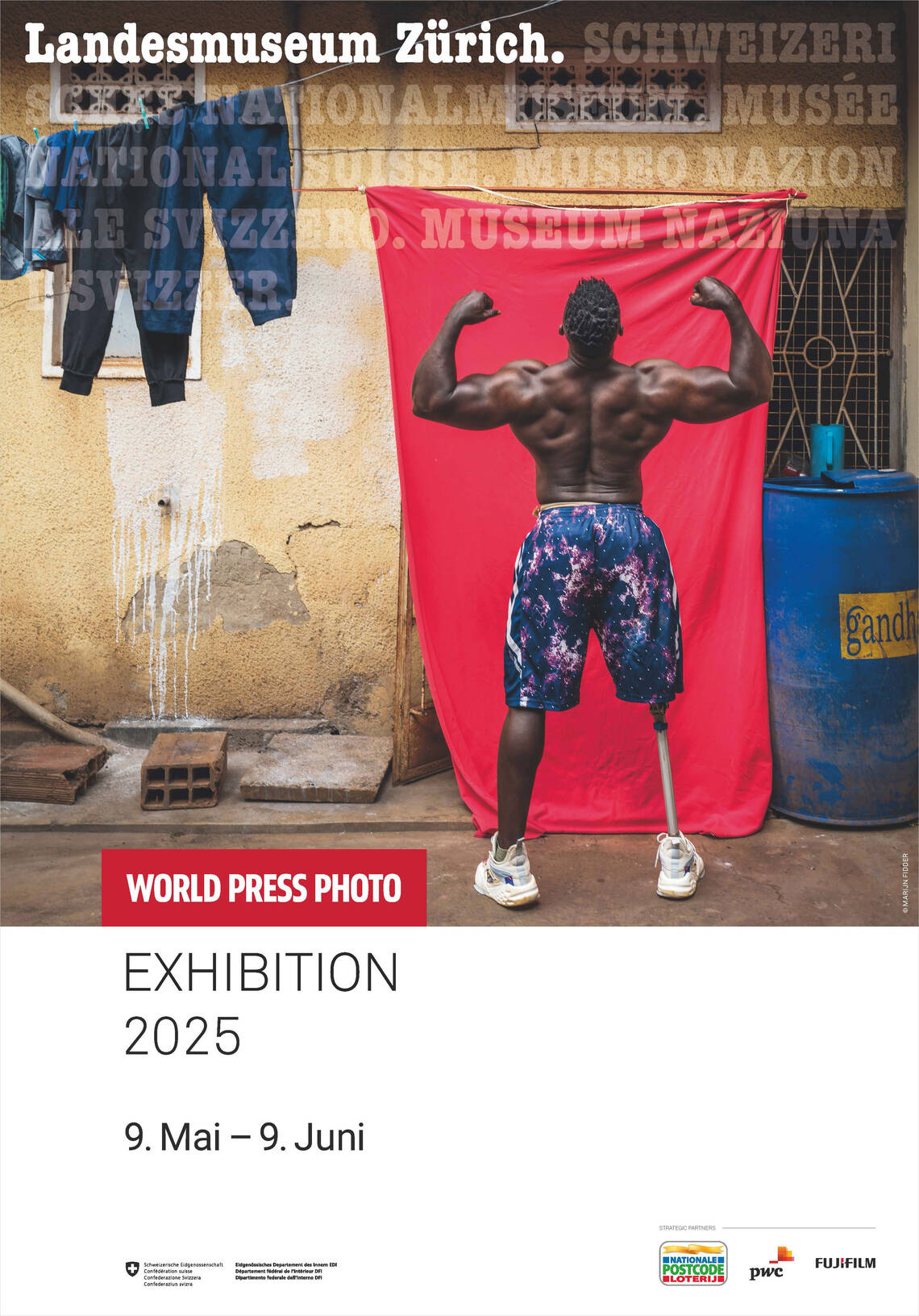 Keyvisual der Ausstellung World Press Photo 2025. Foto: © Marijn Fidder 