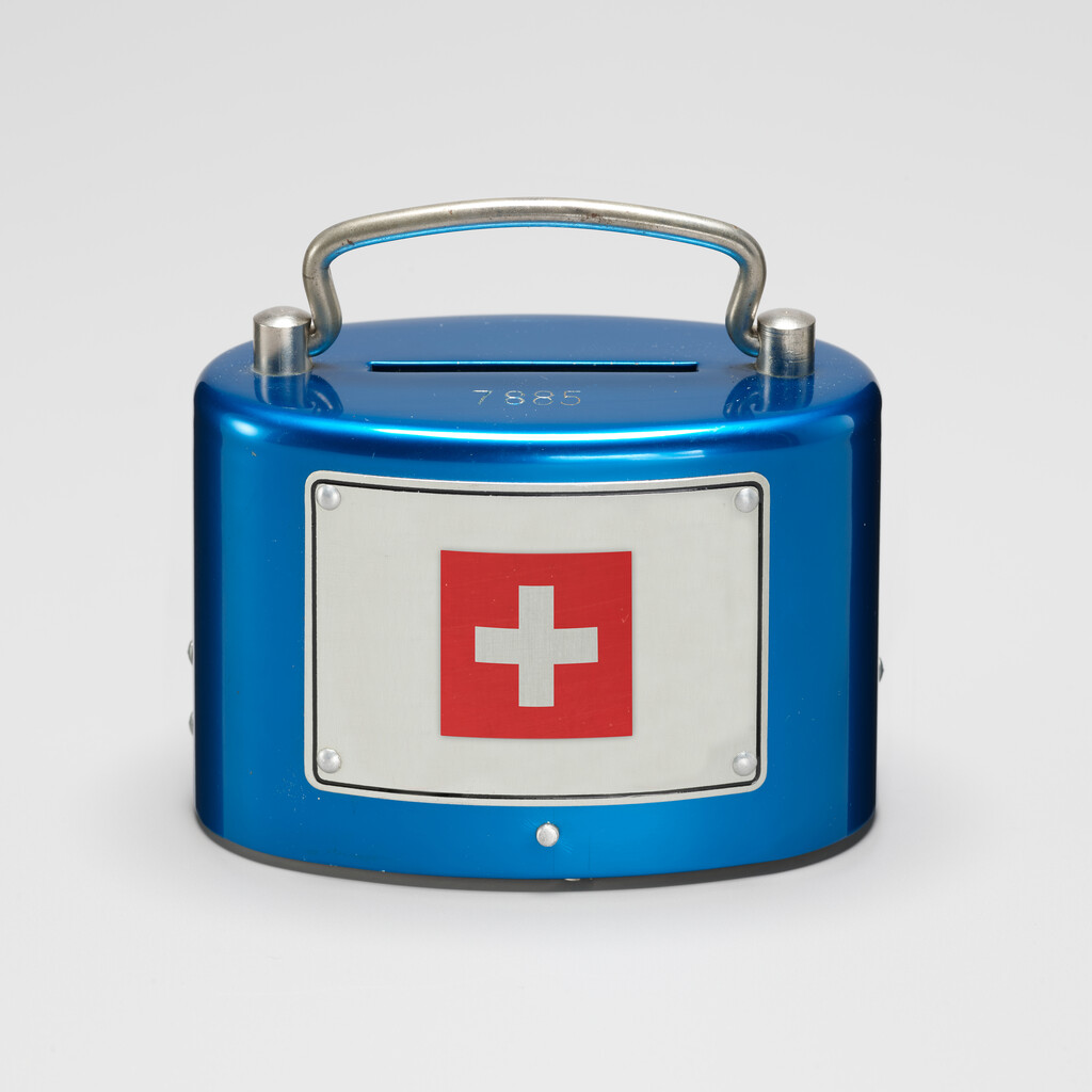 Visuale della mostra «La Svizzera, Paese di banche»