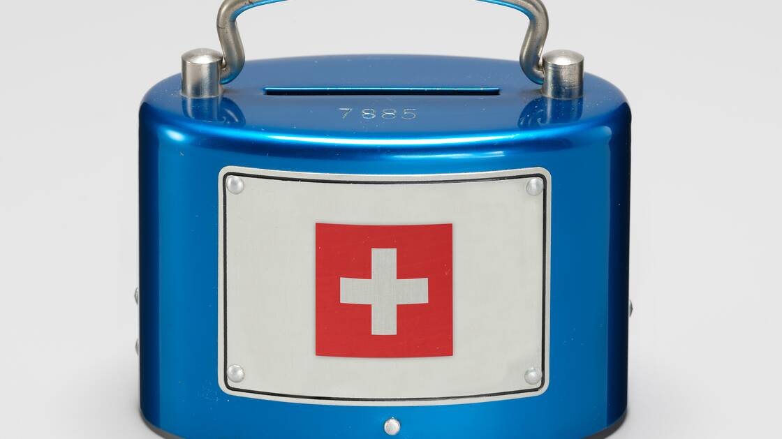 Keyvisual der Ausstellung «Bankenland Schweiz»
