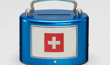 Keyvisual der Ausstellung «Bankenland Schweiz»