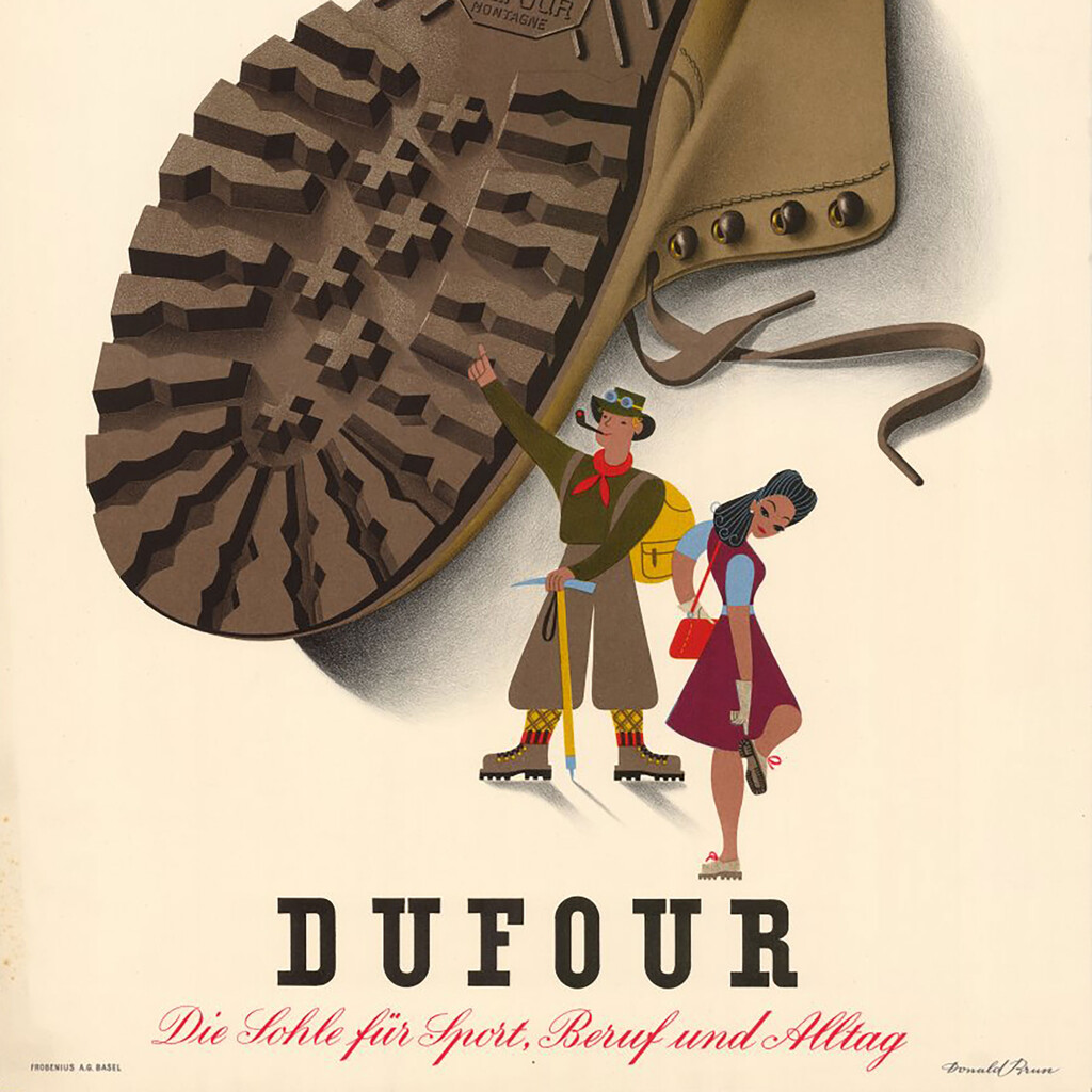 Symbolbild der Ausstellung «Grafik. Visuelle Gestaltung im Alltag». Gestaltung: Donald Brun 