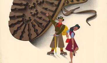 Symbolbild der Ausstellung «Grafik. Visuelle Gestaltung im Alltag». Gestaltung: Donald Brun 