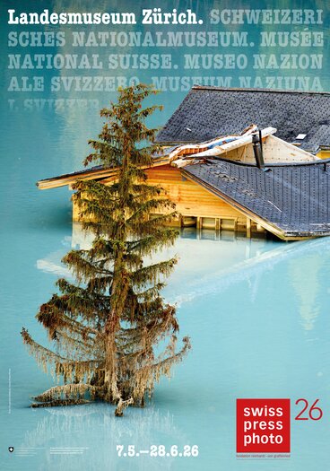 Key visual of the exhibition Swiss Press Photo 26. Photo: © Laurent Gilliéron