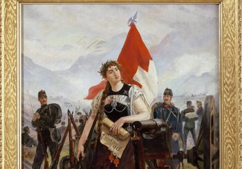 Un’irriducibile Helvetia | © © Bernisches Historisches Museum, Bern. Foto Stefan Rebsamen