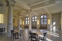 Picture Bistro and museum courtyard with view of garden courtyard