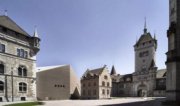 Cortile del museo dell'immagine