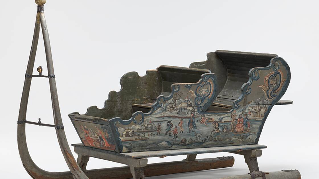 A sledge from the temporary exhibition "Magnificent Sledges".