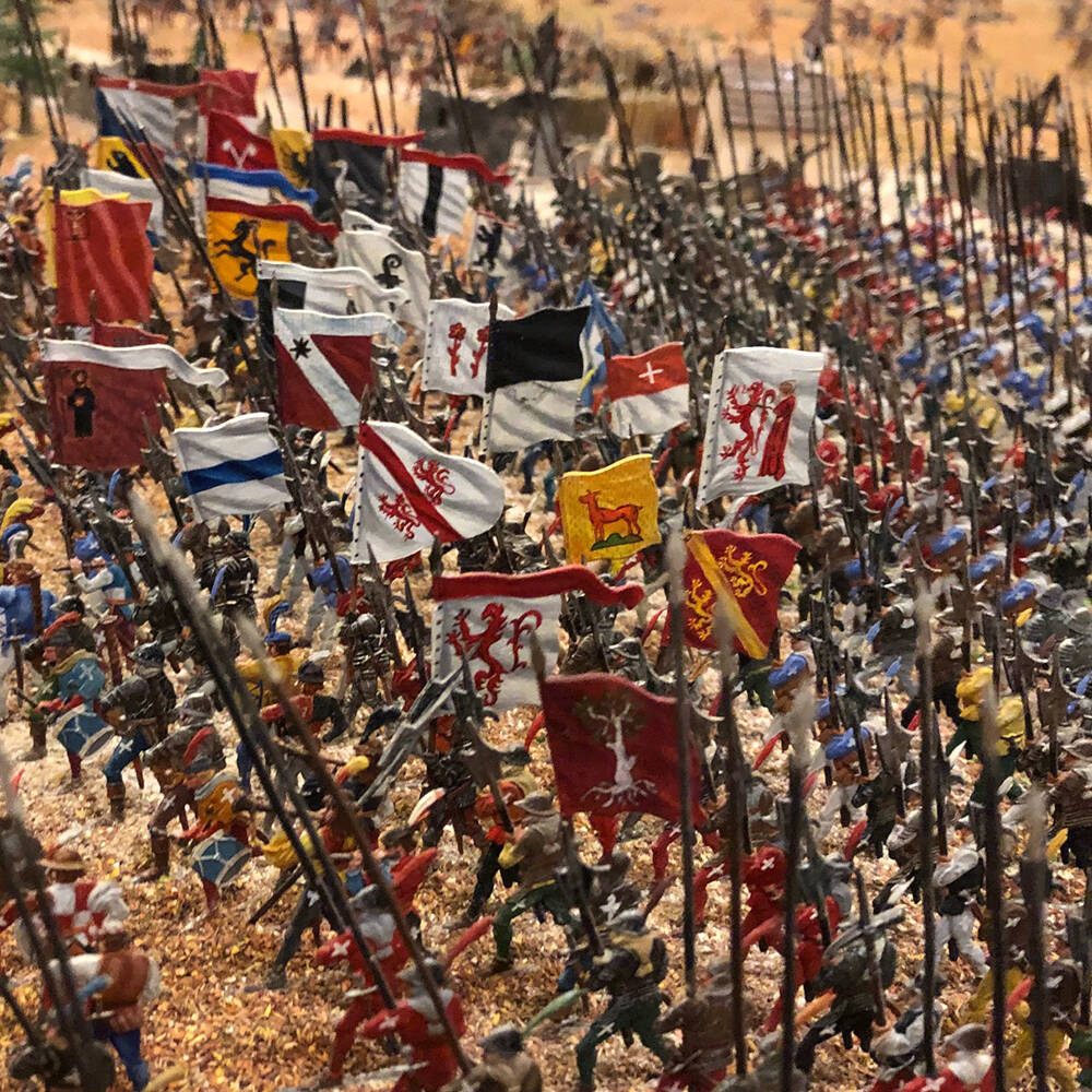 Section of the Murten diorama.