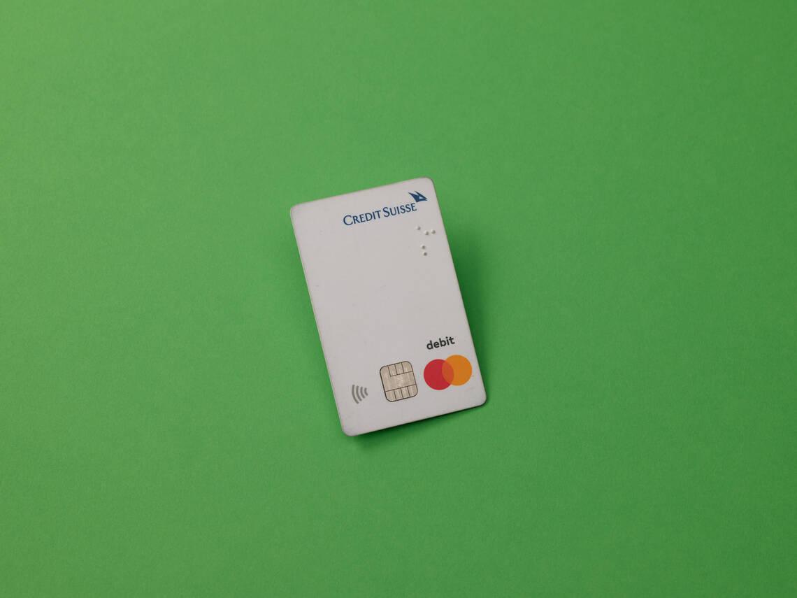 Bankkarte der Credit Suisse 