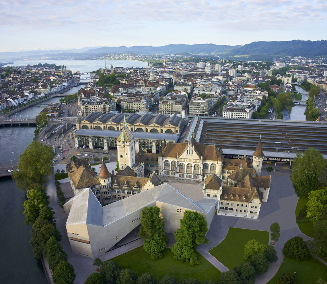 Le Musée national vu du ciel