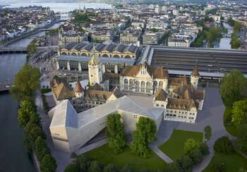 Das Landesmuseum aus der Luft