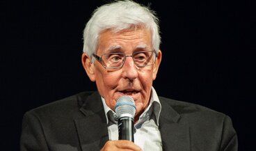 Der Historiker Peter von Matt bei einem Gespräch im Landesmuseum