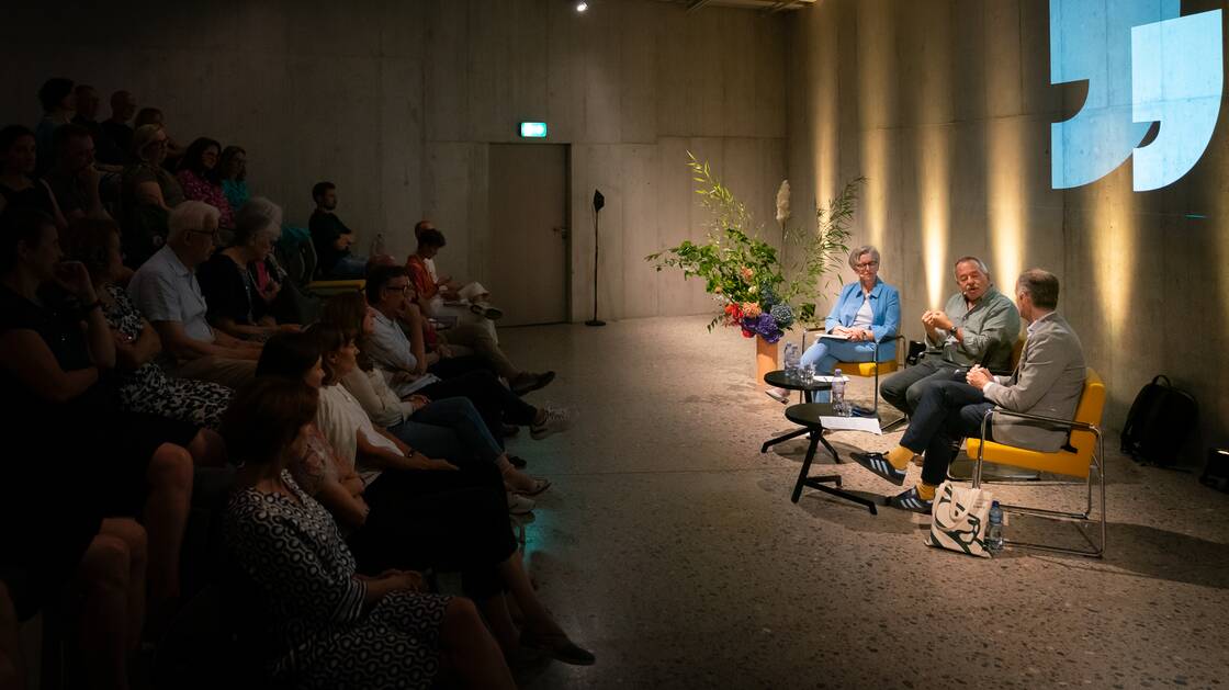 Die Macht der Grenze: Wie Staaten filtern | Historiker André Holenstein und die Geografin Judith Miggelbrink | Moderation: Andreas Tobler | © Schweizerisches Nationalmuseum