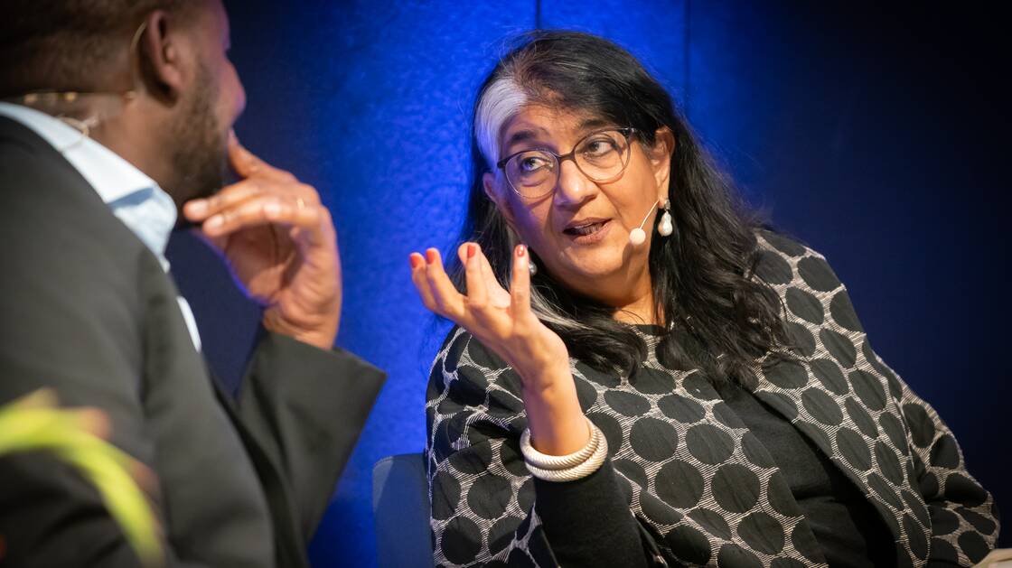 Shalini Randeria and Debjani Bhattacharyya | Host: Henri-Michel Yéré | © Schweizerisches Nationalmuseum