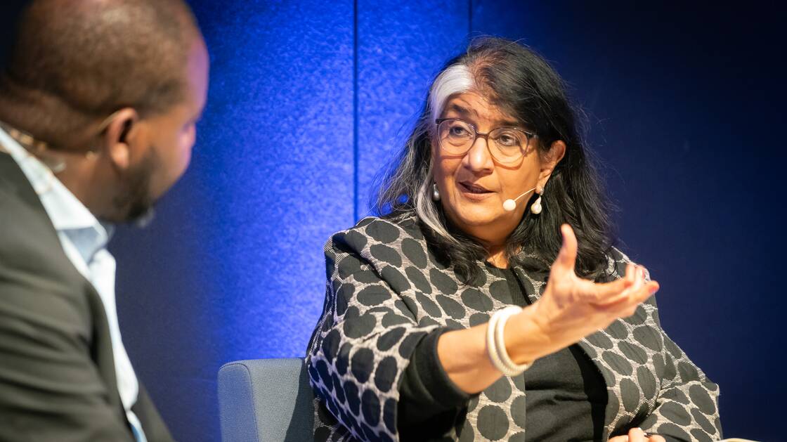 Shalini Randeria and Debjani Bhattacharyya | Host: Henri-Michel Yéré | © Schweizerisches Nationalmuseum