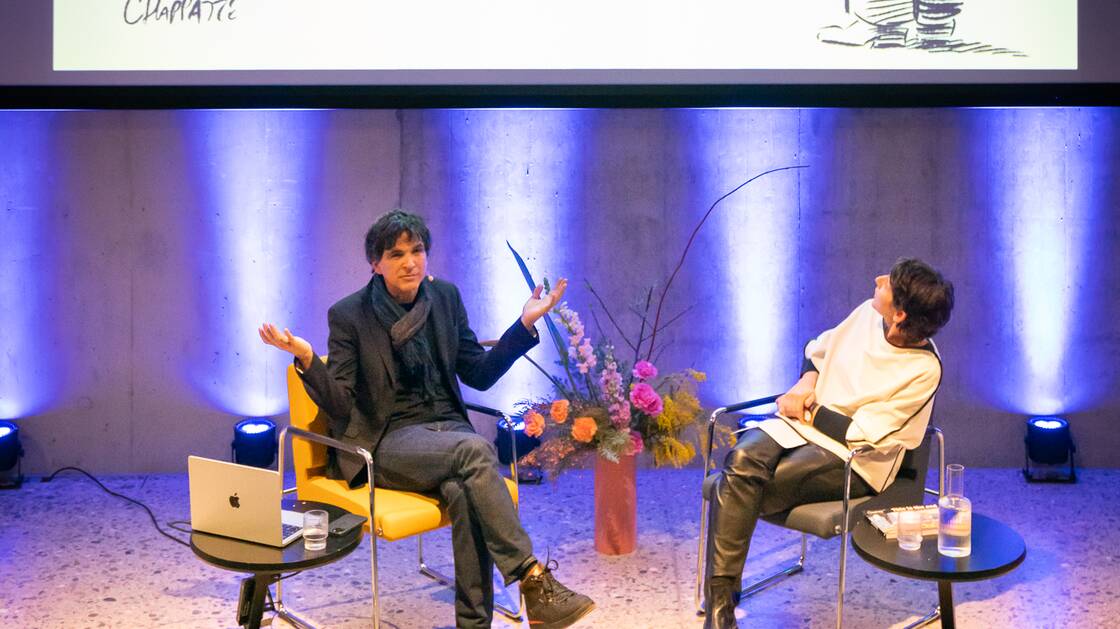 The Power of Cartoons | Political cartoonists: Patrick Chappatte | Presenter: Monika Schärer | © Schweizerisches Nationalmuseum