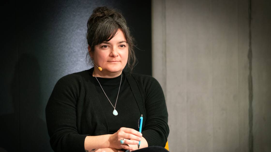 Grosse Diaspora – Migration aus Ex-Jugoslawien  | Historiker Damir Skenderovic und Soziologin Sandra King-Savic | Moderation: Inés Mateos, Expertin für Bildung und Diversität | © Schweizerisches Nationalmuseum
