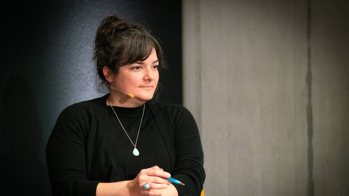 Grosse Diaspora – Migration aus Ex-Jugoslawien  | Historiker Damir Skenderovic und Soziologin Sandra King-Savic | Moderation: Inés Mateos, Expertin für Bildung und Diversität | © Schweizerisches Nationalmuseum
